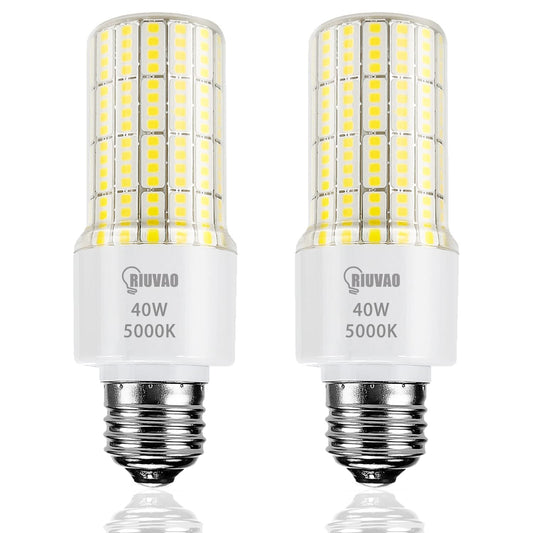 Led Light Bulbs 300W Equivalent Super Bright 5000Lm 5000K Cool Daylight White Led Bulb E26/E27 Medium Base 40w Waterproof Led Corn Light Bulb
