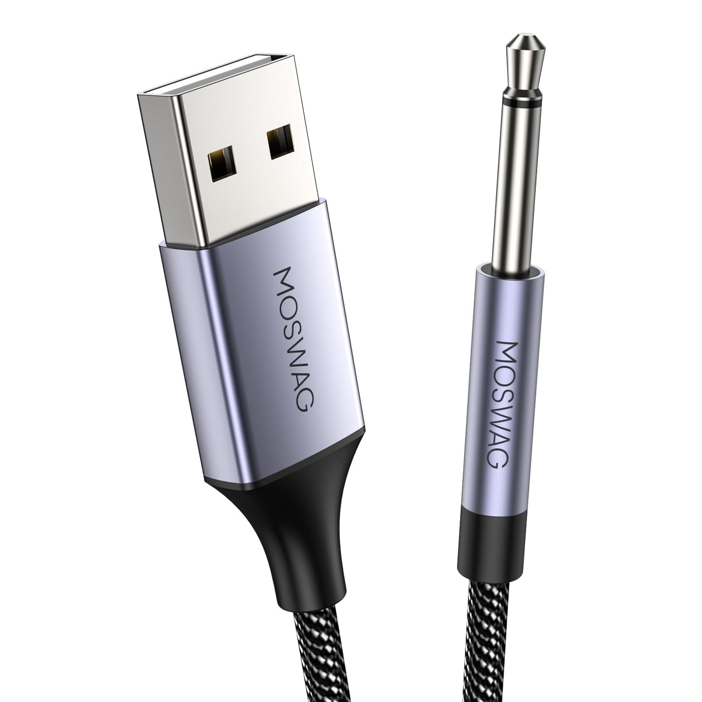 MOSWAG USB DC Charging Cable 2.5mm, 3ft Replacement DC Charging Cable USB Fast Charging Cord -1 Pack (2.5mm Port, Length 19mm)-(This is NOT Barrel