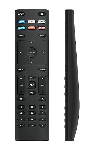 AULCMEET Replacement Remote Control Compatible with VIZIO TV XRT136 D32h-F4 D43fx-F4 D65x-G4 PQ65-F1 D55x-G1 D32h-F0 D43-F1 D50-F1 D55-F2 D60-F3