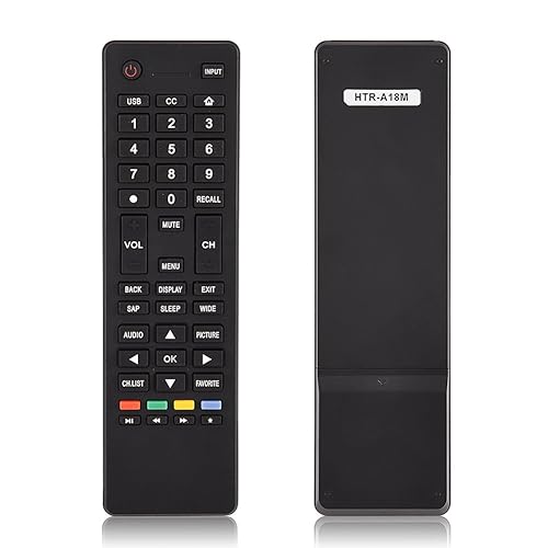 Universal Remote Control Fit for HTR-A18M TV, Remote Control Replacement for Smart TV HTR-A18M 55D3550 40D3500M 48D3500