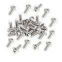 bnafes 40 Pieces VESA Computer TV LCD Monitor Stand Bracket Mounting Screw M4x10mm