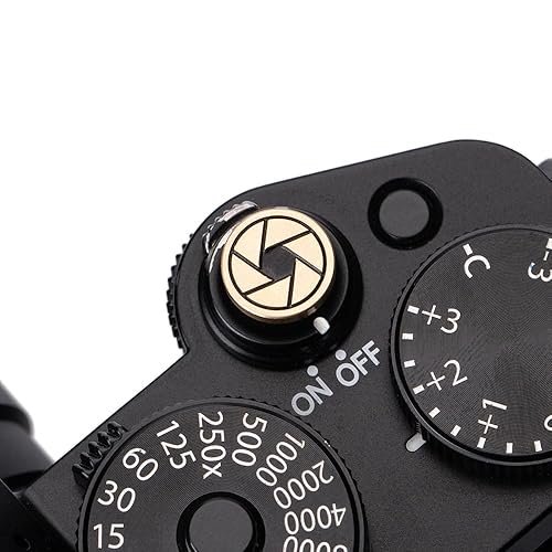 DBZZ Camera Shutter Button for Fujifilm x-t50 x-t30 xt200 xt100 xpro2 xpro3 xe4 xa7 for Nikon f3 f3ma for Olympus (Brass)