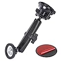 FPN Magnetic Car Phone Holder for Magsafe, Ultra-Stable 360° Rotation Suction Cup Metal Phone Mount for Your Car Windshield Dashboard, Compatible