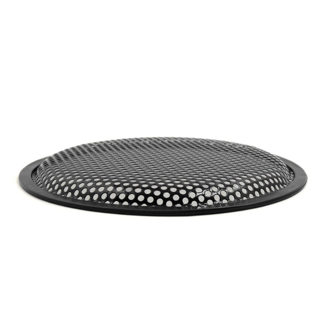 uxcell 4pcs 8'' Black Metal Car Speaker Subwoofer Mesh Cover Protective Grill Replacement