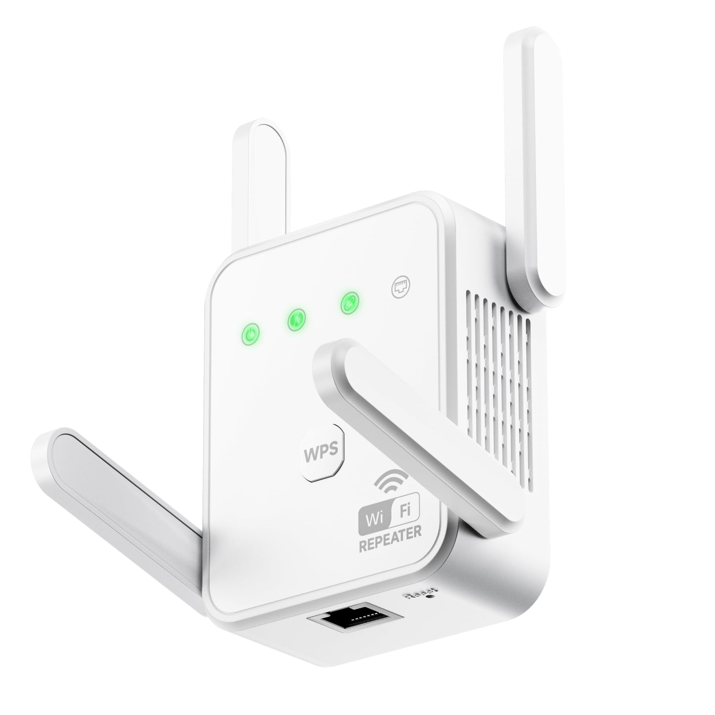 1200Mbps WiFi Extender Signal Booster for Home, Dual Band 5GHz/2.4GHz Wireless Internet Repeater with 4 External Antennas, Covers Up to 3600 Sq.ft