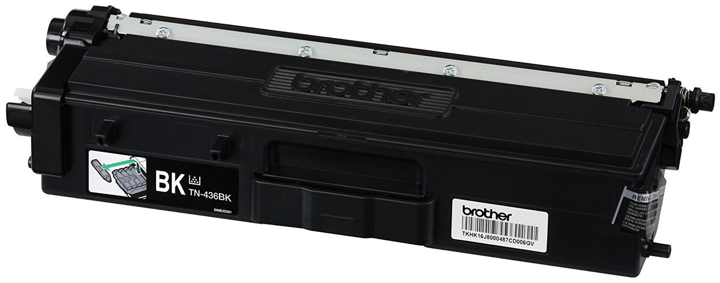 Brother TN-436BK Super High Yield Toner Black, 6500 Pages