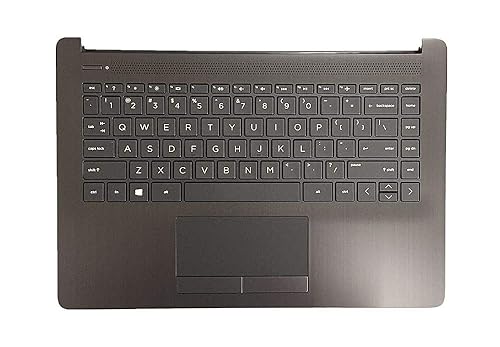 Replacement for HP 14-cm 14T-CM 14Z-CM 14-CK 14-ck 14-cm 14-dg 14q-cs 14q-cy Laptop Upper Case Palmrest Keyboard Assembly Part L23241-001 L23491-001