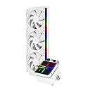 Thermalright Magic Qube 360 ARGB White Liquid CPU Cooler,Building Block Fan with 2000RPM,for AM4/AM5,Intel LGA1150/1151/1200/1700/1851,Temperature