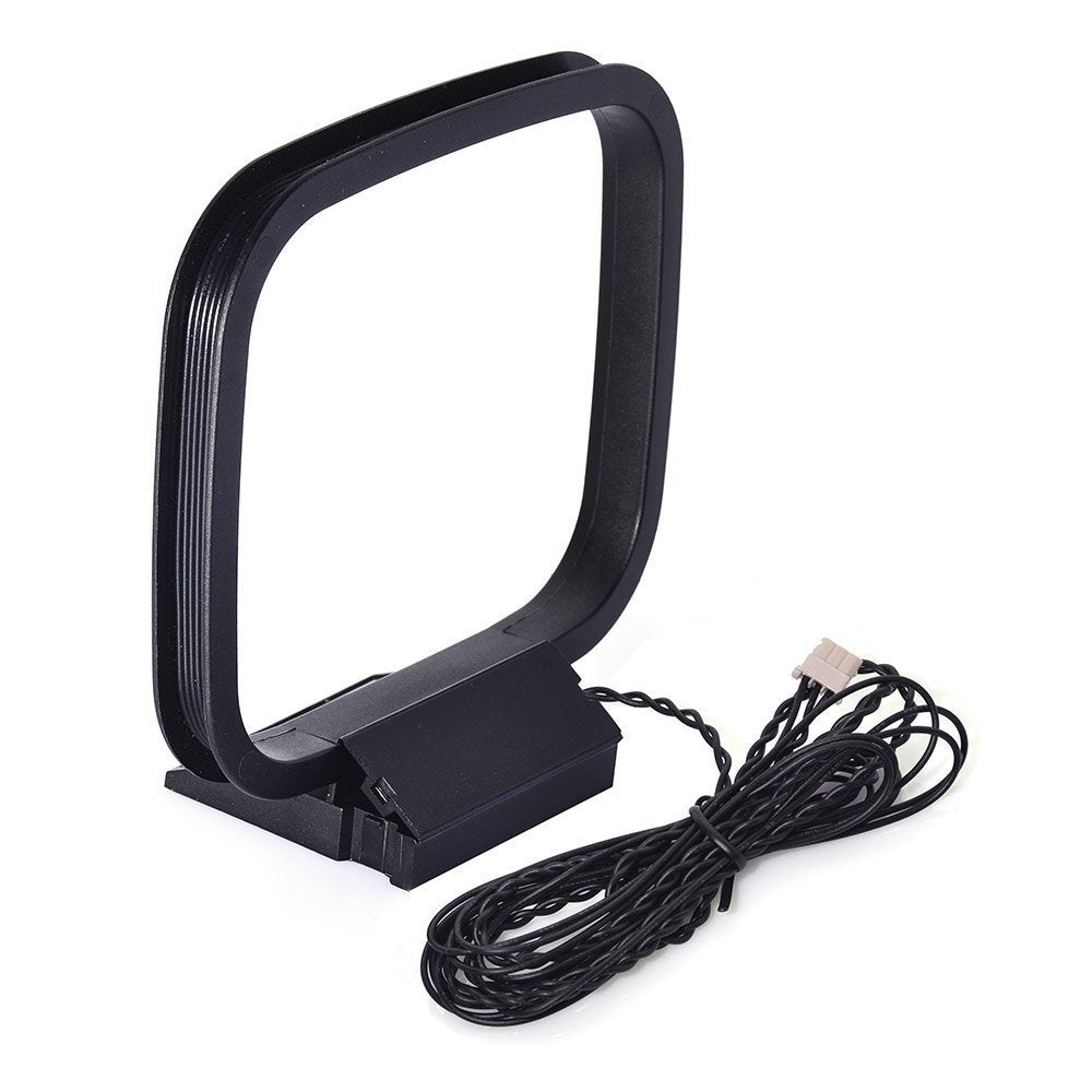 Eightwood AM Loop Antenna 3 Pin Mini Connector Compatible with Sony HiFi Series Sharp AV Receiver Radio Stereo System