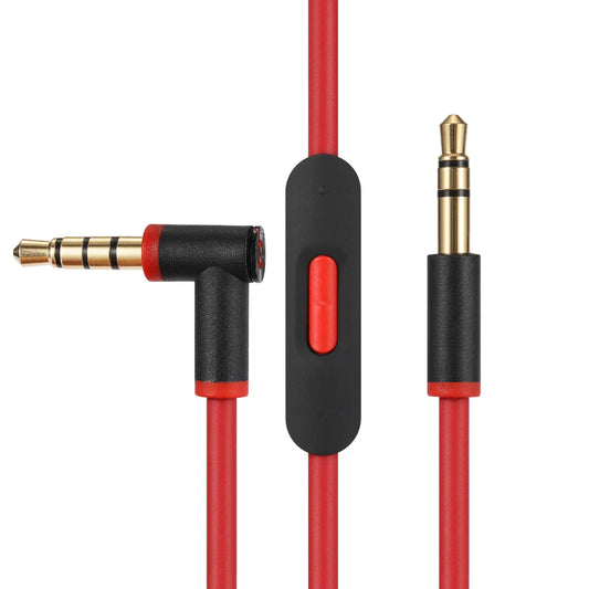 cipher Replacement Audio Cable Cord Wire,Compatible with Beats Headphones Studio Solo Pro Detox Mixr Executive Pill with in Line Mic and Control