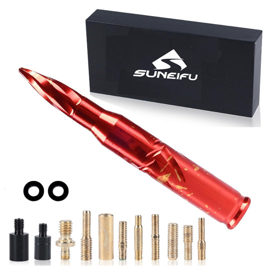 SUNEIFU Car Antenna, Short Stubby Bullet Style Mast Replacement, Premium Signal Reception Waterproof Car Stereo Aerial Compatible with Ford, Dodge