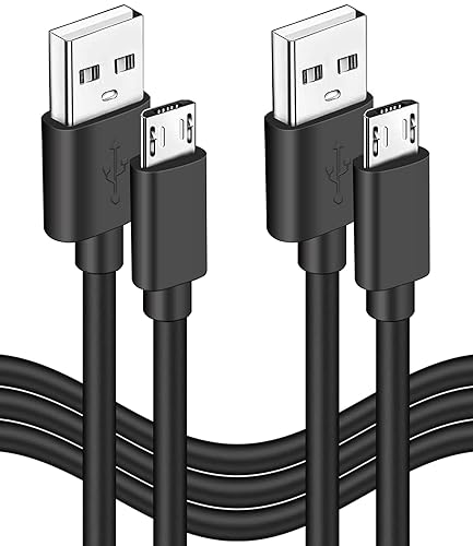 2-Pack 10FT Micro USB Power Cable for Amazon Fire TV Stick,for Roku Streaming Stick,Express Plus,Premier Plus,Voice Remote Pro,Chromecast Charging