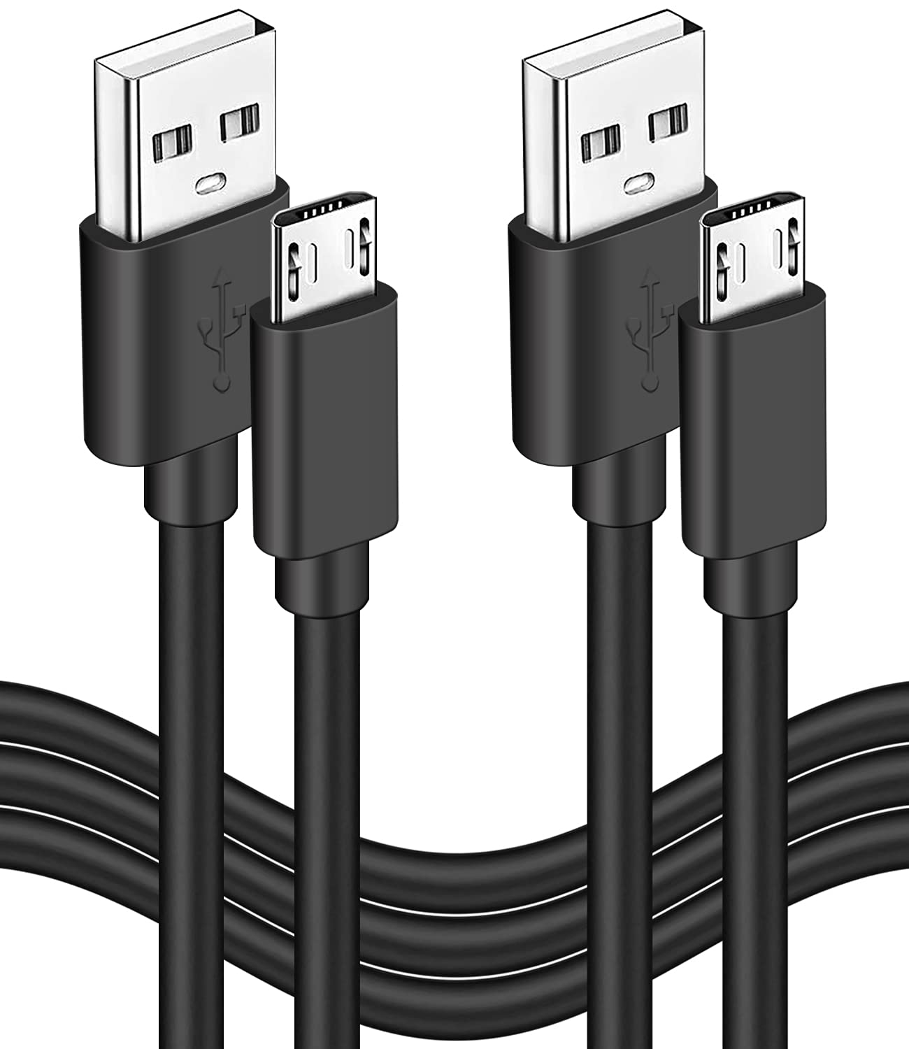 2-Pack 10FT Micro USB Power Cable for Amazon Fire TV Stick,for Roku Streaming Stick,Express Plus,Premier Plus,Voice Remote Pro,Chromecast Charging