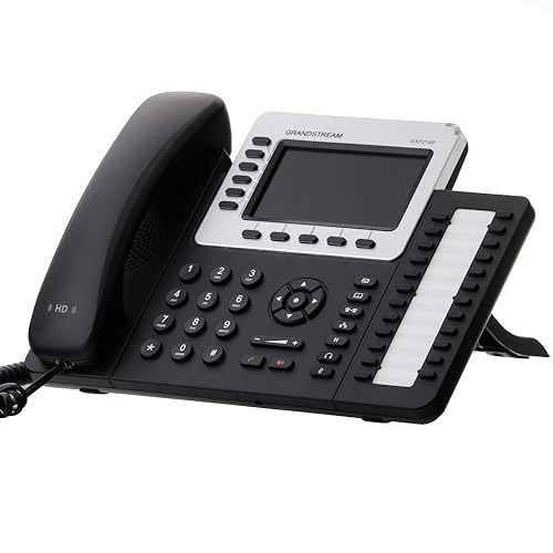 Grandstream GXP2160 IP Phone | 6 Lines, 6 SIP Accounts | 4.3-Inch Color Display | Dual-Port Gigabit Ethernet with Integrated PoE