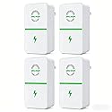Stop Watt Device Plug-in for Home,Energy Savings Device,Power Efficiency Device,Smart Power Saver Plug with Voltage Stabilizer Protector,Smart Plug