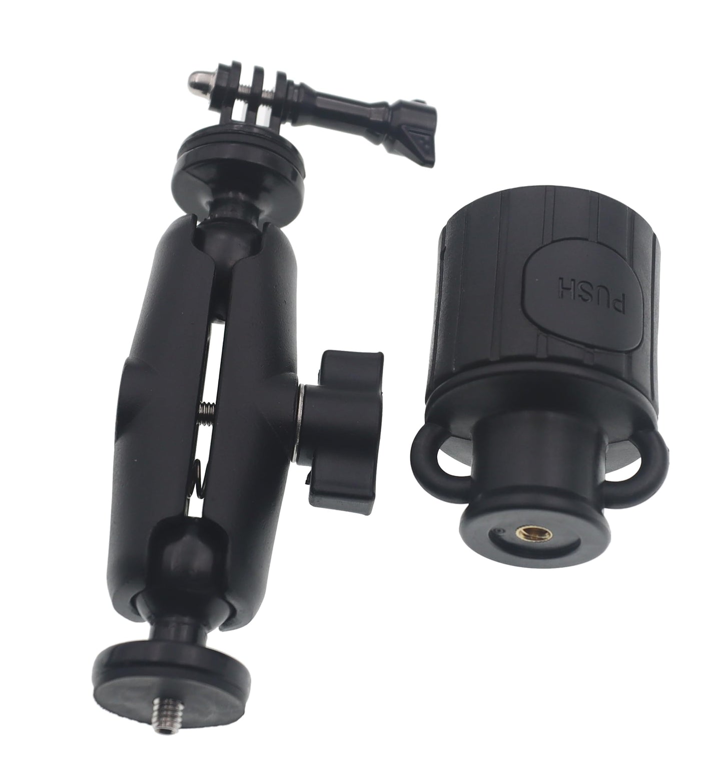 360 Degree Kayak Action Camera Mount Universal Adjustable,Kayak Rail Track Camera Holder, Compatible with GoPro Hero 12 11 10 9 8 7 Ball Head Camera