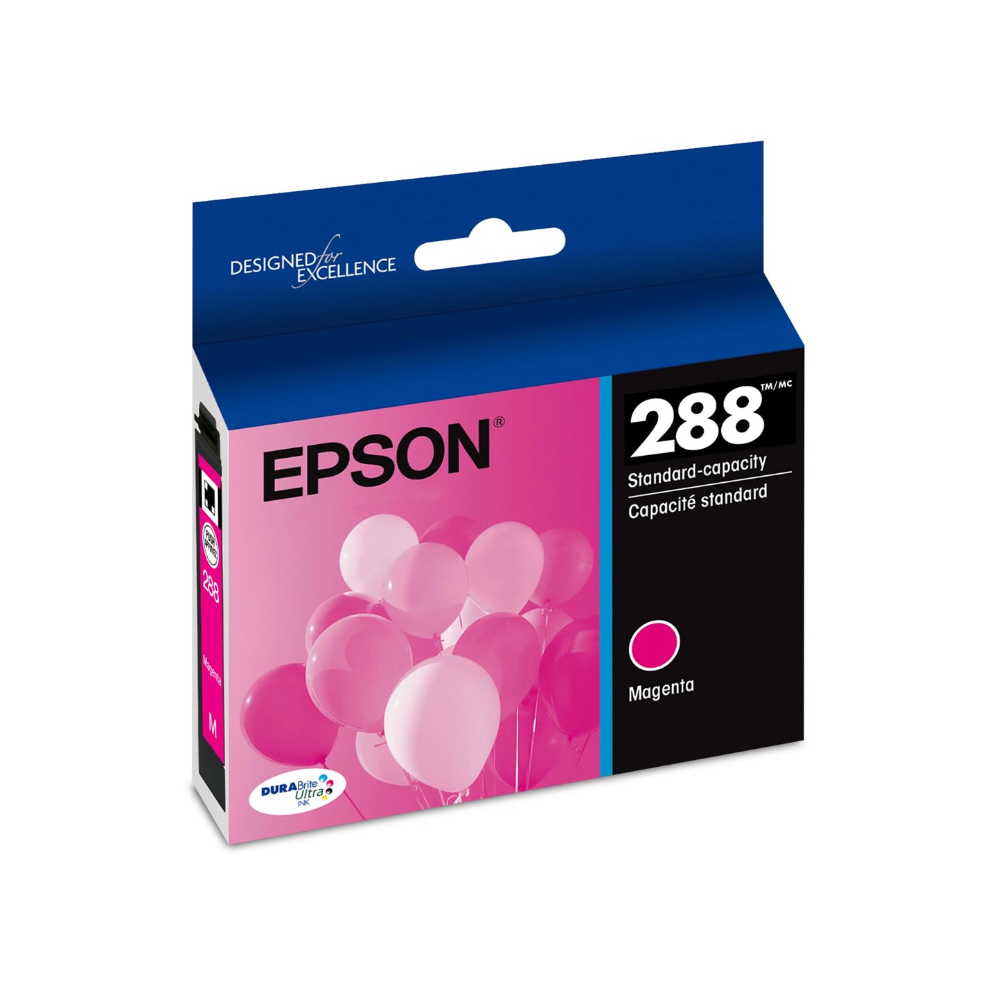 EPSON 288 DURABrite Ultra Ink Standard Capacity Magenta Cartridge (T288320-S) Works with Expression XP-330, 430, 434, 340, 440, 446