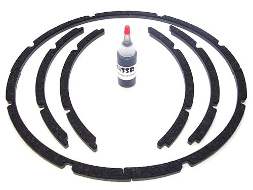Springfield Speaker 15" Pro-Grade Rubitex Speaker Gaskets - Adhesive Included - Compatible with 15" Speaker Frames with 8 Mounting Holes