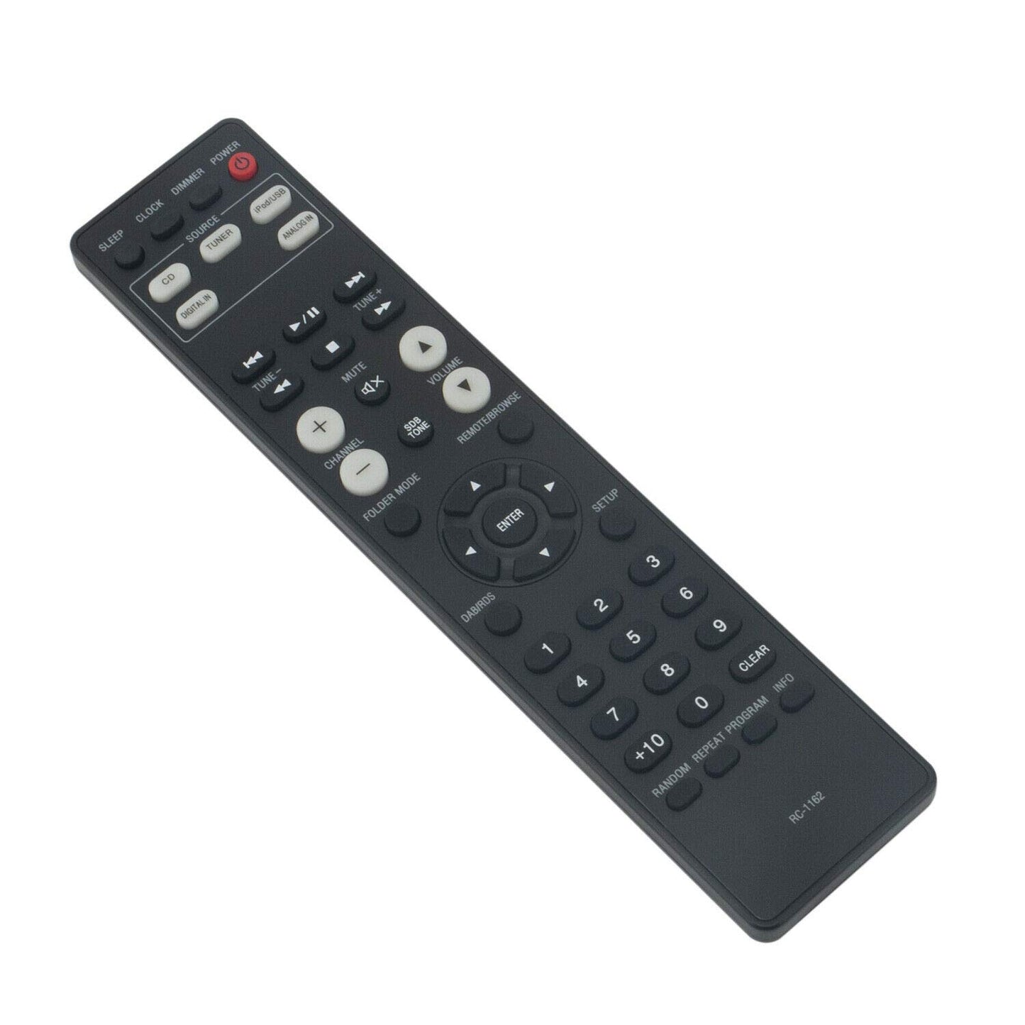 New - Remote Control RC-1162 for Denon CD Receiver RCDM39 RCDM39DAB RCD-M39DAB RCD-M39