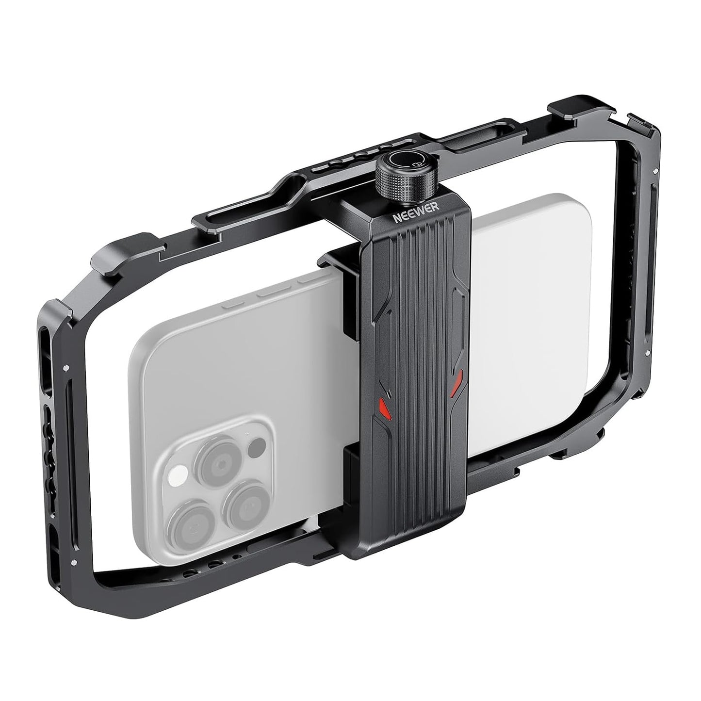 NEEWER Universal Phone Cage, Smartphone Video Rig with Quick Release Mounts Cold Shoes for Videomaker Filmmaking TikTok Vlogging Phone Video