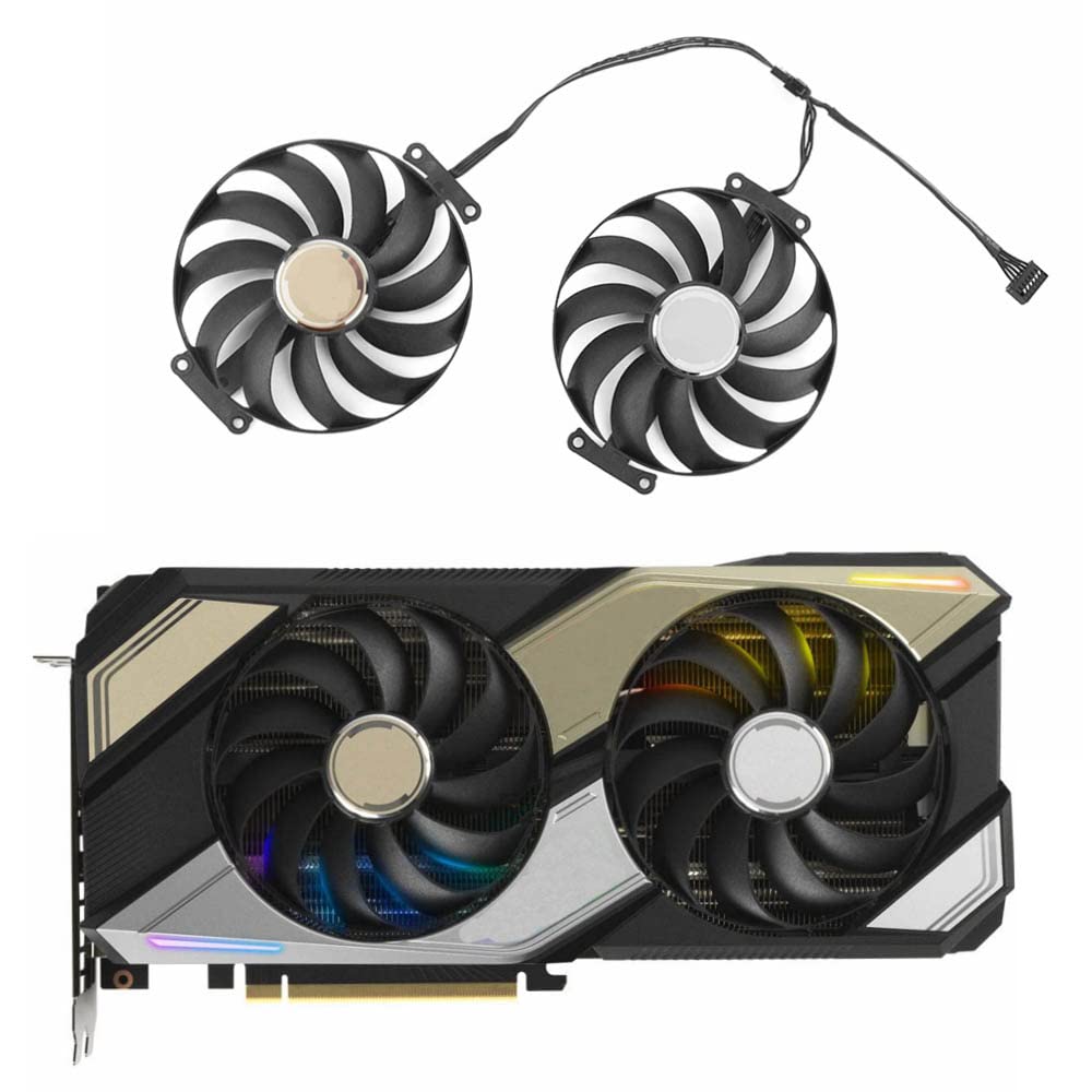 Rakstore CF1010U12S 95mm Graphics Card Cooling Fan Replacement for ASUS RTX 3060 3060 Ti RTX 3070 KO Quiet Cooler Fan