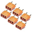 United States to Ukraine Travel Power Adapter to Connect North American Electrical Plugs to Ukrainian Outlets for Cell Phones, Tablets, eReaders…