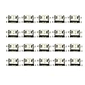 bnafes Micro USB Type B Female Socket 180 Degree 5-Pin SMD SMT Jack Connector - (20 Pcs)