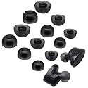 Replacement Ear Tips Compatible with JBL Tune Buds & Tune Buds 2, Soft Silicone Tips for JBL Tune Buds True Wireless Earbuds, 6 Pairs (S/M/L), Black