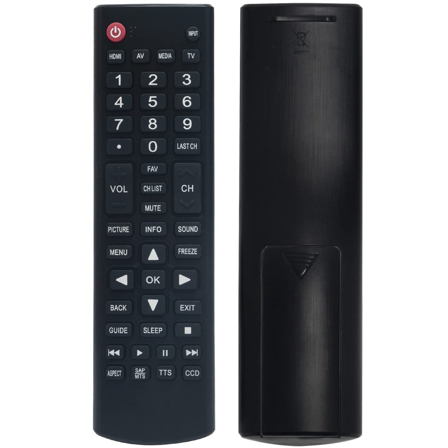 New Replaced Remote Control Compatible with ONN TV 100002458 100002460 100002461 100002430