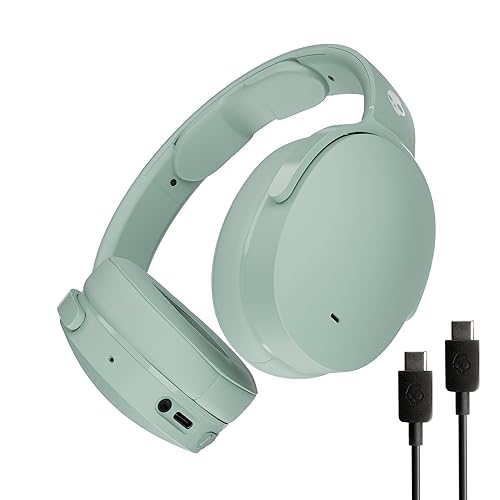 Skullcandy Hesh ANC Wireless Over-Ear Bluetooth Headphones with Extra USB-C Charging Cable, Active Noise Canceling, 22 Hrs Battery, Foldable…