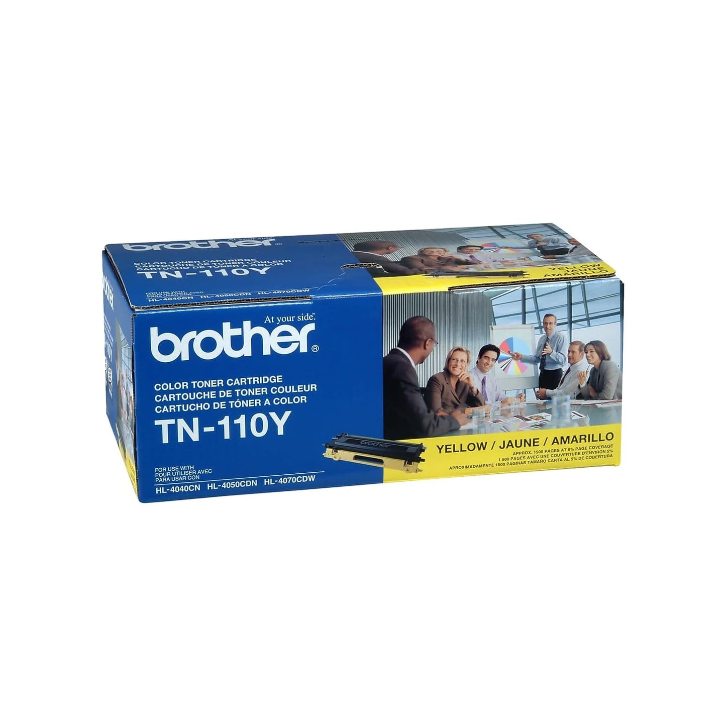 Brother TN-110 Yellow Standard Yield Toner Cartridge (TN110Y)