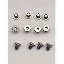 YCLM New Replacement Bottom Cover Screw for Dell XPS 13 9343 9350 9360 XPS 15 9550 9560 M5510 Series Laptop (Silver)