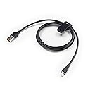 Mophie Charge Stream USB-A to Lightning 2m/6ft Silicone Cable - Long-Lasting Braided Cord with Enduraflex™, Fast Charge Compatible & 12W Power…