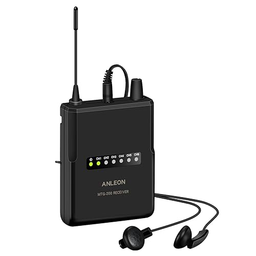 ANLEON MTG-200 Wireless Tour Guide & Language Interpretation System 915Mhz (1 Receiver)