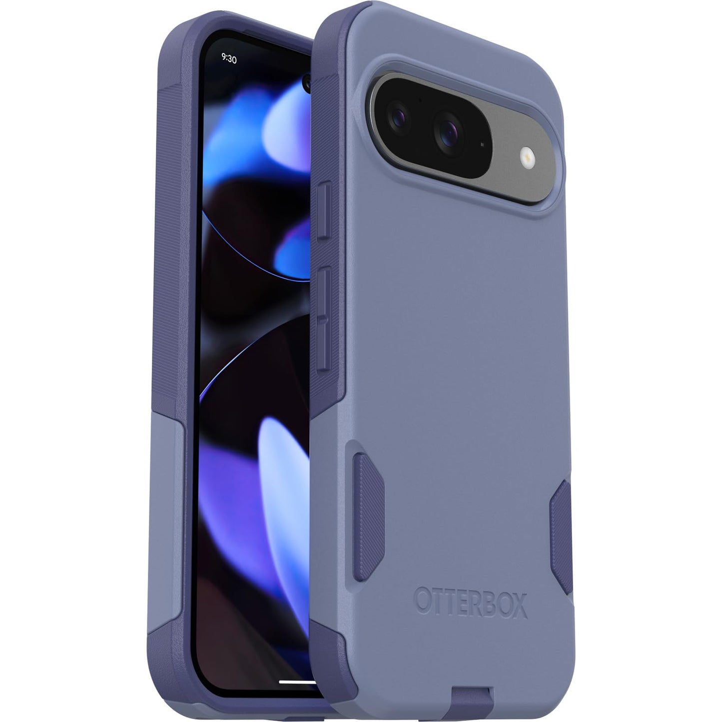 OtterBox Google Pixel 9 & 9 Pro Commuter Series Case - Denver Dusk (Purple), Ultra-Sleek, Wireless Charging Compatible, Raised Edges Protect Camera