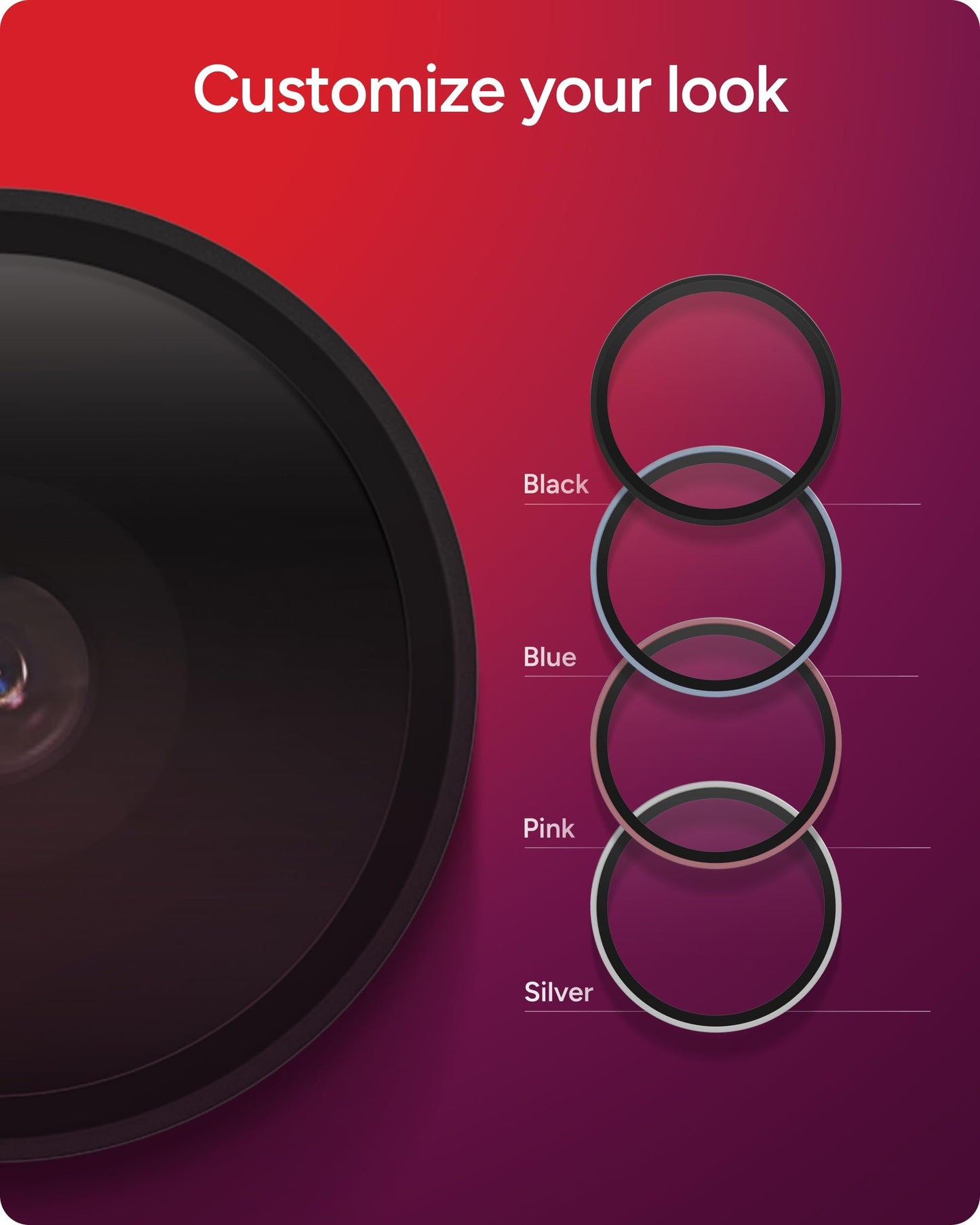 ZAGG Glass Elite Samsung Galaxy S26 Ultra Camera Lens Protector - Anti-Reflective, 5X Stronger Impact & Scratch Resistant Aluminosilicate Glass - Easy