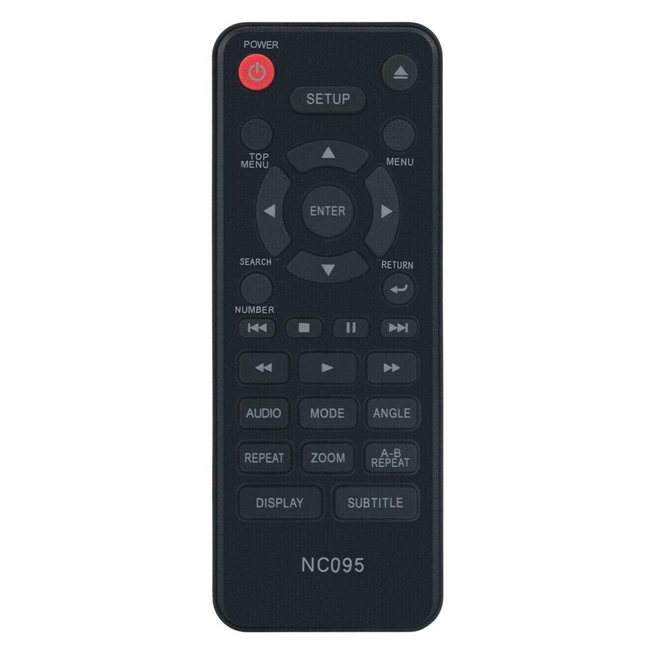 New NC095 NC095UL Replace Remote Control for Sanyo DVD Player FWDP105FA FWDP175F FWDP105FB