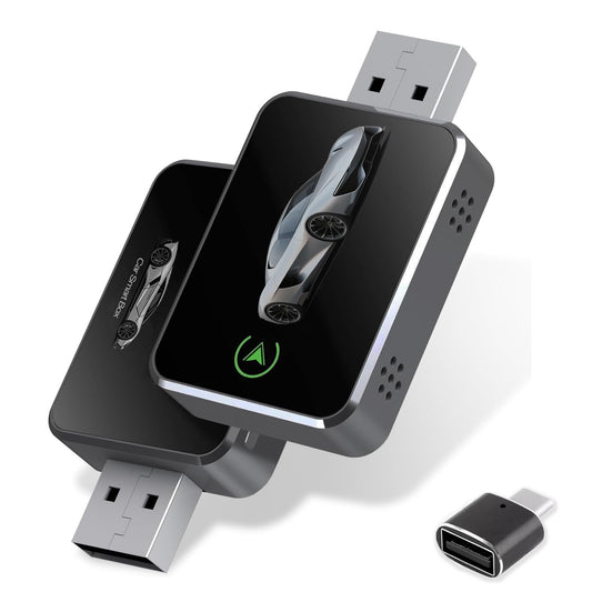 COCOING Wireless CarPlay Adapter for iPhone (2026 Upgraded) - Plug & Play USB-C/Type-C Adapter Converts Wired to Wireless CarPlay Android Auto