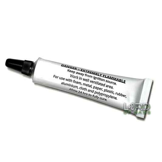 1oz Pro-Grade Clear Rubberized Speaker Repair Adhesive Glue Aluminum Tube