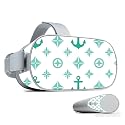MightySkins Skin Compatible with Oculus Go Mobile VR - Teal Designer | Protective, Durable, and Unique Vinyl Decal wrap Cover | Easy to Apply, Remove