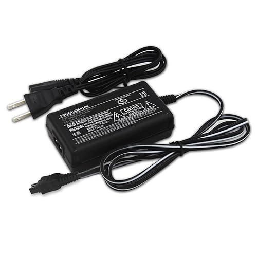 AC-L200 Power Adapter Charger USB Power Cord Compatible Handycam Charger DCR Series DCR-SX40, DCR-SX41,DCR-SX44,DCR