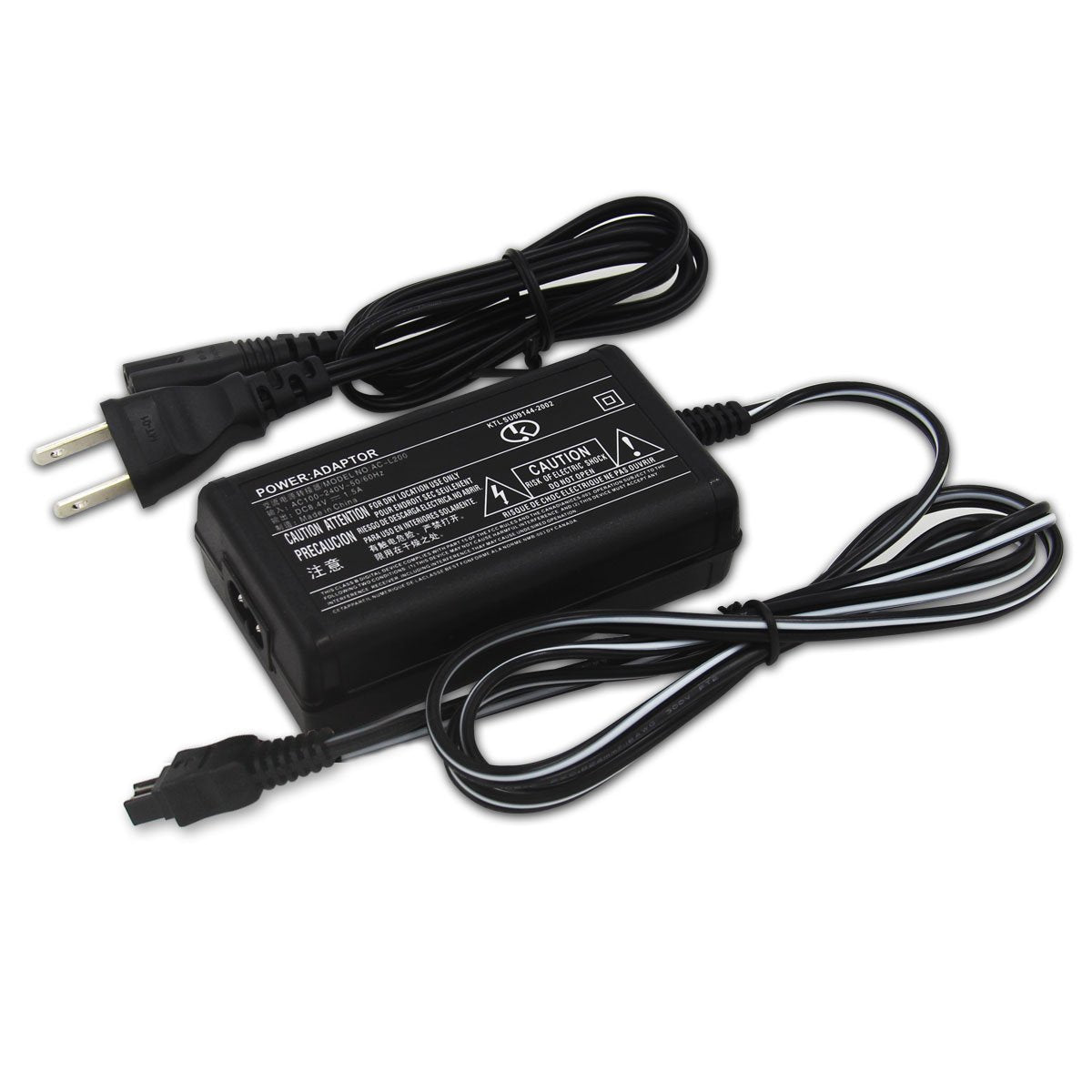 AC-L200 Power Adapter Charger USB Power Cord Compatible Handycam Charger DCR Series DCR-SX40, DCR-SX41,DCR-SX44,DCR