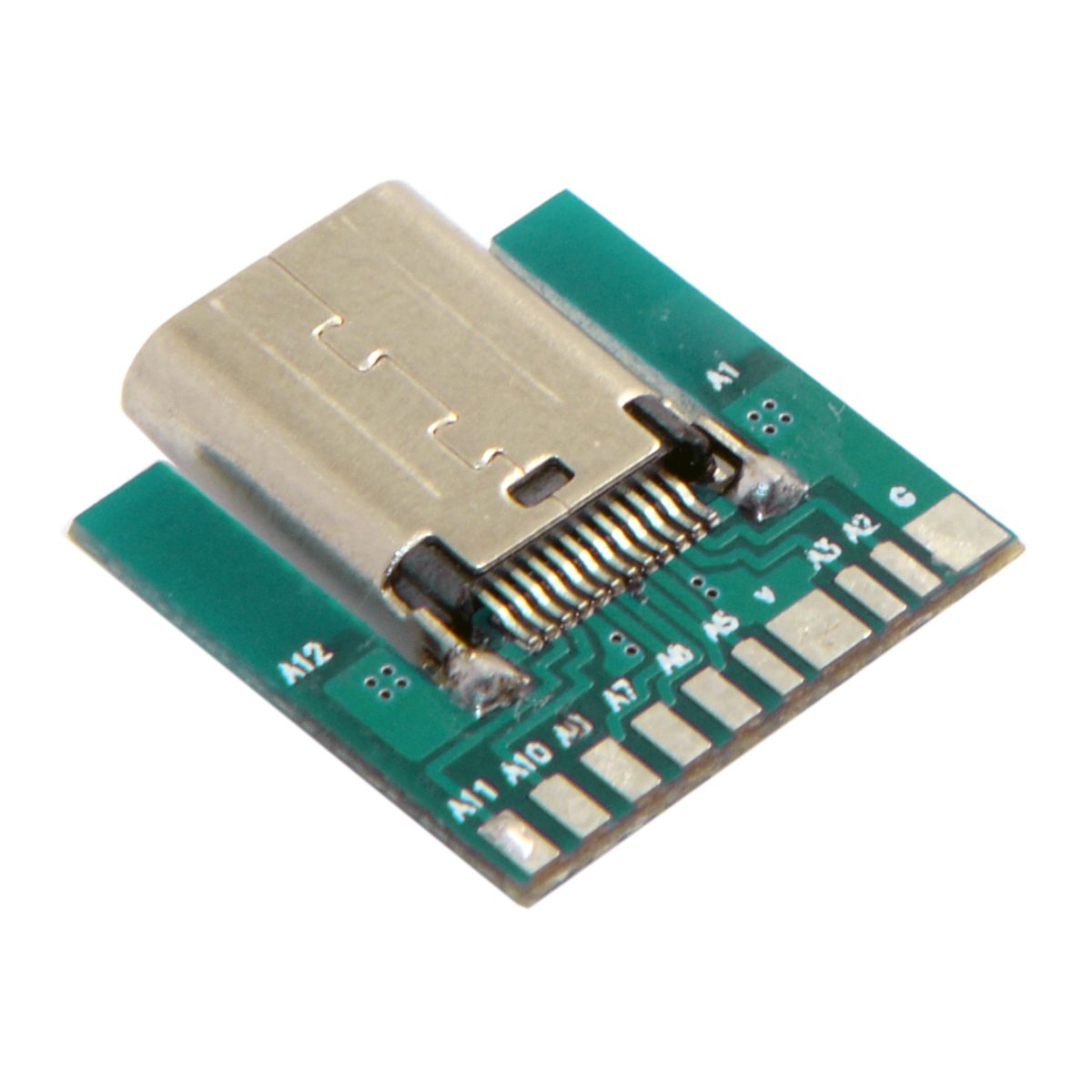 JSER DIY 24pin USB 3.1 Type-C Female Socket Connector SMT Type with PC Board