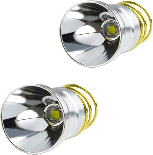 LUXNOVAQ 2 Pack Ultra Bright Flashlight Bulb LED Replacement Bulbs