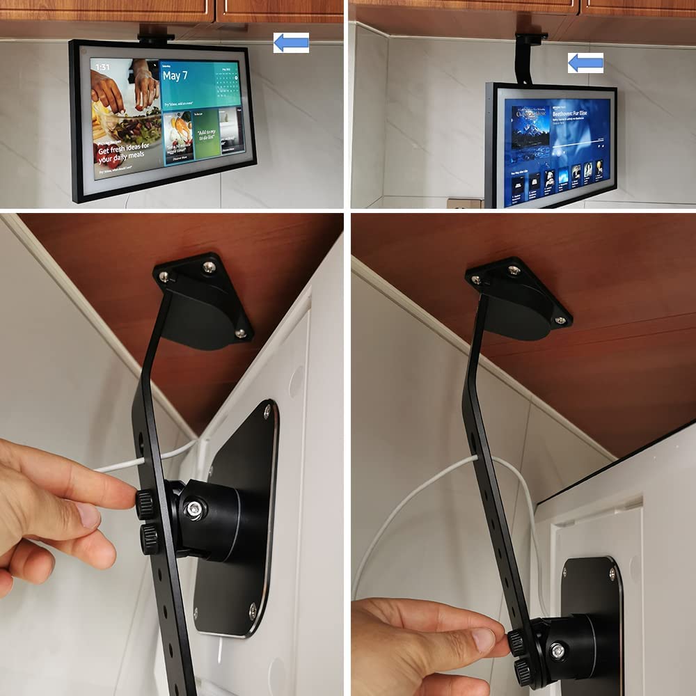 ATOPKUWAR Under-Cabinet Mount for Ech_ooo Show 15 Black MY026-01