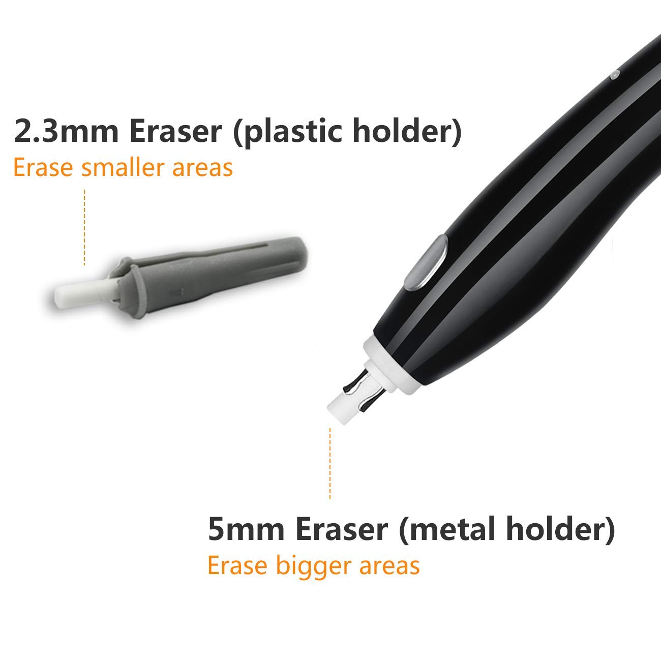 AFMAT Electric Eraser for Artists, Rechargeable Electric Eraser Kit, 140 Refills for Drafting, Electric Pencil Eraser - Battery Operated for Drawing