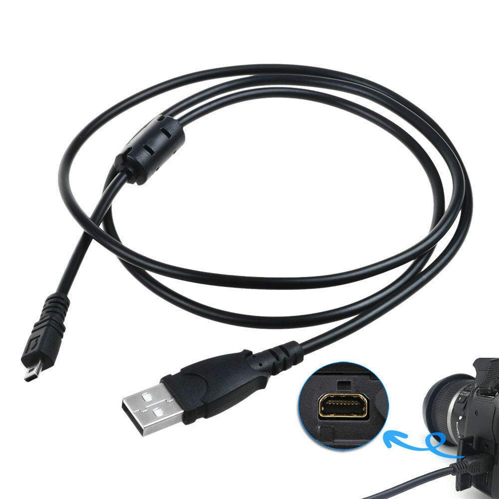 USB Data Sync Cable for Nikon Coolpix L105 S600 S620 Camera Power Cord