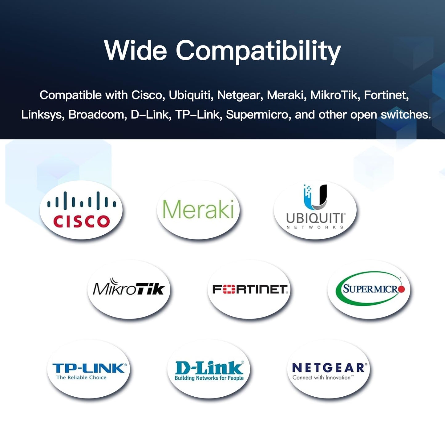 SFP+ LC 10GBase-LR Transceiver - 10G Single Mode Module, Compatible with Cisco SFP-10G-LR, Ubiquiti UF-SM-10G, Meraki, Mikrotik, Netgear, Aruba