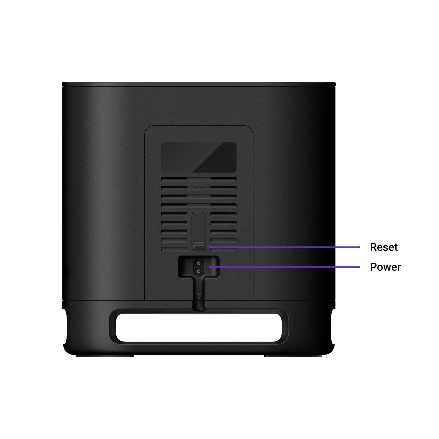 onn. Roku Wireless Subwoofer - 10" Driver with 150W Peak Power for Enhanced Home Theater Bass (Renewed)