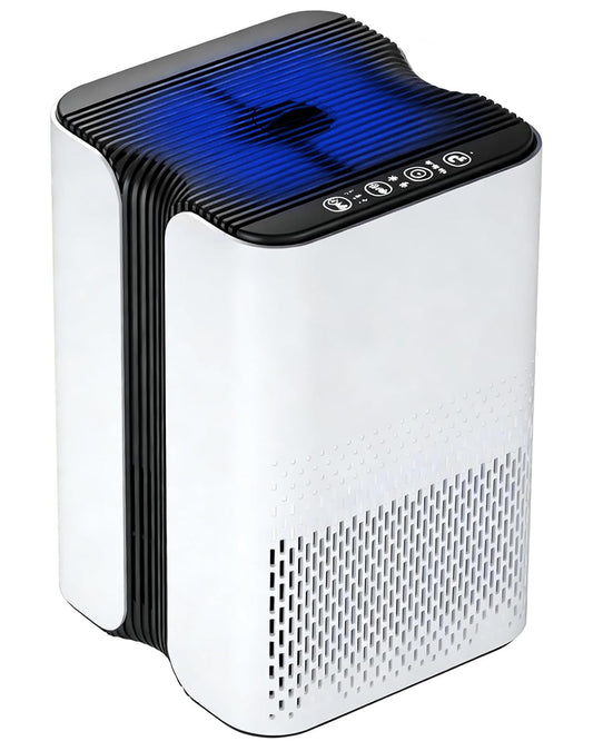 SIESEAN Air Purifier for Bedroom Covers Up to 500 Sq.Ft Room, Whisper-Quiet Air Purifier, True HEPA Filter & Essential Oil Diffuser, Odor Eliminator